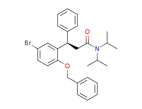 R-(-)-N,N-diisopropyl-3-(2-benzyloxy-5-bromophenyl)-3-phenylpropionamide