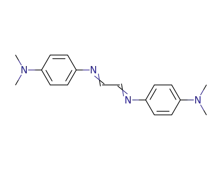 Molecular Structure of 30834-76-5 (glyoxal-bis(4-dimethylaminophenylimine))