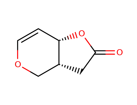 Molecular Structure of 117556-76-0 (3a(R),7a(R)-dihydro-4H-furo<3,2-c>pyran-2(3H)-one)