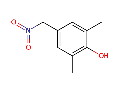 Molecular Structure of 92892-09-6 (Phenol, 2,6-dimethyl-4-(nitromethyl)-)