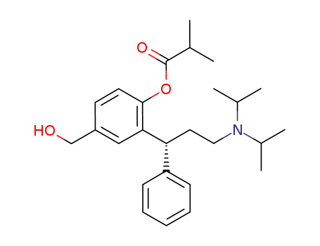 Propanoic acid,2-methyl-,2-[3-[bis(1-methylethyl)amino]-1-phenylpropyl]-4-(hydroxymethyl)phenyl ester