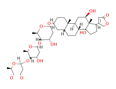 Molecular Structure of 58994-85-7 (Digoxin dialdehyde)