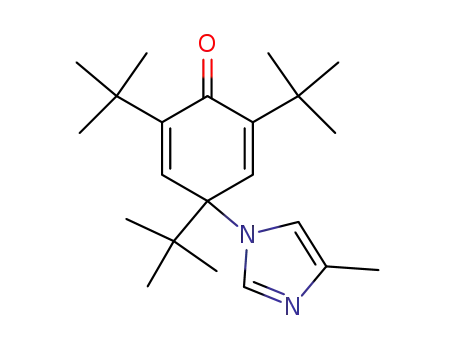 2,4,6-Tri-tert-butyl-4-(4-methyl-imidazol-1-yl)-cyclohexa-2,5-dienone