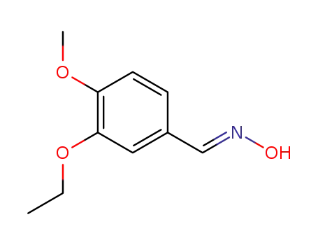 Molecular Structure of 1956-36-1 (3-Ethoxy-4-methoxybenzaldehyde oxime)