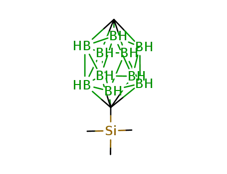 Molecular Structure of 60839-36-3 (1,12-C<sub>2</sub>B<sub>10</sub>H<sub>11</sub>-1-Si(CH<sub>3</sub>)3)