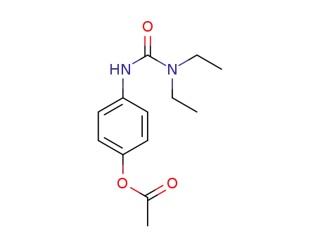 Molecular Structure of 1357457-94-3 (4-(3,3-diethylureido)phenyl acetate)