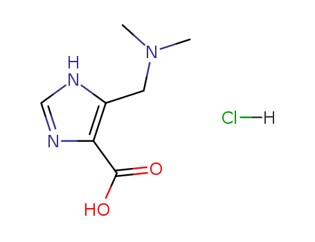 Molecular Structure of 125029-70-1 (5-Dimethylaminomethylimidazole-4-carboxylic Acid Hydrochloride)