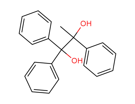 Molecular Structure of 3784-22-3 (1,1,2-triphenylpropane-1,2-diol)