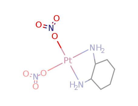 Platinum, (1,2-cyclohexanediamine-N,N)bis(nitrato-O)-, (SP-4-3-(cis))- cas  66900-67-2