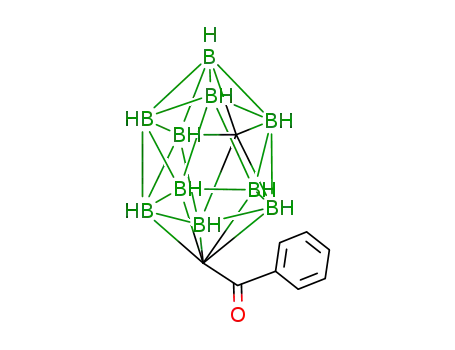 Molecular Structure of 29985-59-9 (1,7-C<sub>2</sub>B<sub>10</sub>H<sub>11</sub>-1-COC<sub>6</sub>H<sub>5</sub>)