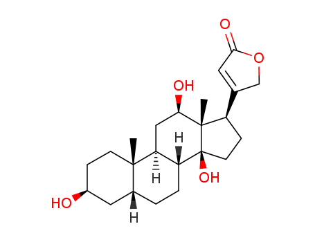 4-((3S,5R,8R,9S,10S,12R,13S,14S,17R)-3,12,14-Trihydroxy-10,13-dimethylhexadecahydro-1H-cyclopenta[a]phenanthren-17-yl)furan-2(5H)-one