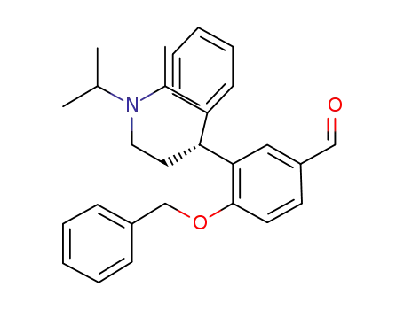 Molecular Structure of 214601-54-4 ((R)-[4-benzyloxy-3-(3-diisopropylamino-1-phenyl-propyl)-phenyl]-methanal)