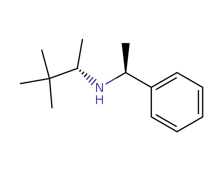 Molecular Structure of 141294-38-4 ((S,S)-N-(1,2,2-trimethylpropyl)phenylethyl-1-amine α-methylbenzylamine)