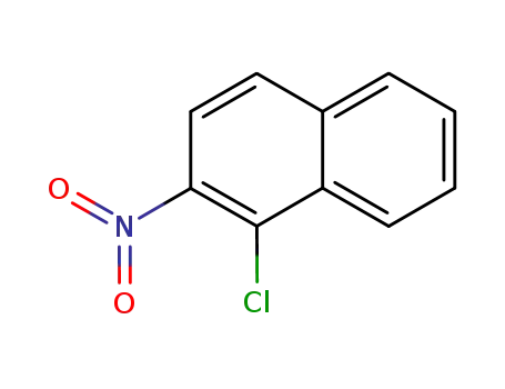 Molecular Structure of 607-22-7 (Naphthalene, 1-chloro-2-nitro-)