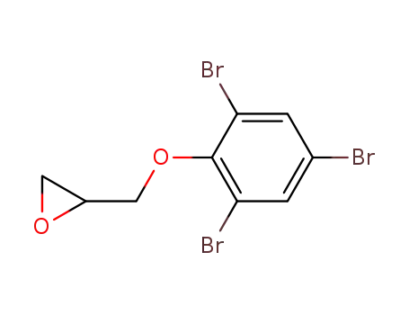 Molecular Structure of 5296-40-2 ([(2,4,6-tribromophenoxy)methyl]oxirane)