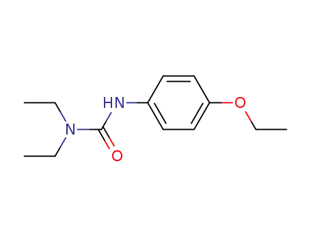 Molecular Structure of 1461-82-1 (Urea, N'-(4-ethoxyphenyl)-N,N-diethyl-)
