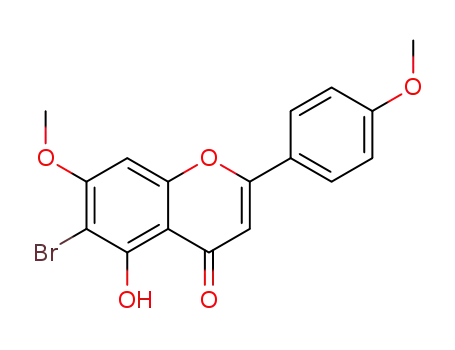 8-bromo-5-hydroxy-7,4'-dimethoxyflavone
