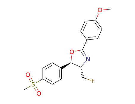 (4S,5R)-4-(fluoromethyl)-2-(4-methoxyphenyl)-5-[4-(methylsulfonyl)phenyl]-4,5-dihydro-1,3-oxazole
