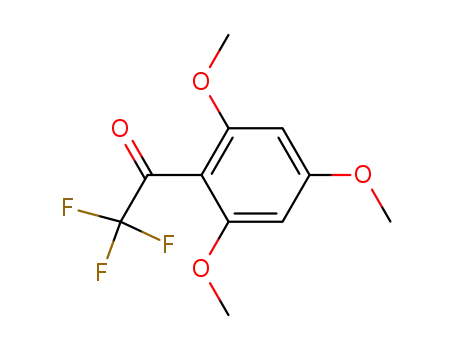 Molecular Structure of 314-98-7 (2,2,2-TRIFLUORO-2',4',6'-TRIMETHOXY-ACET OPHENONE, 98)