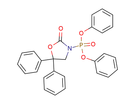 Phosphonic acid, (2-oxo-5,5-diphenyl-3-oxazolidinyl)-, diphenyl ester