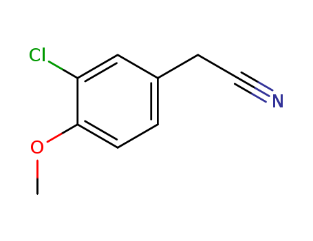 2-(3-chloro-4-methoxyphenyl)acetonitrile