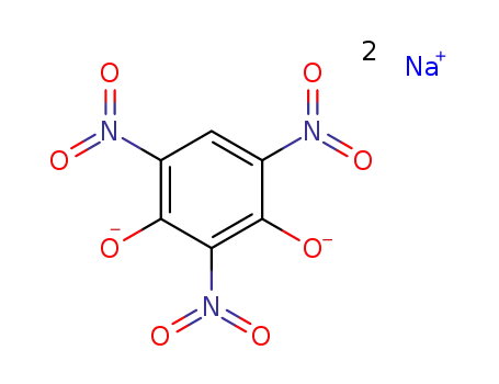 Molecular Structure of 56402-05-2 (1,3-Benzenediol, 2,4,6-trinitro-, sodium salt)