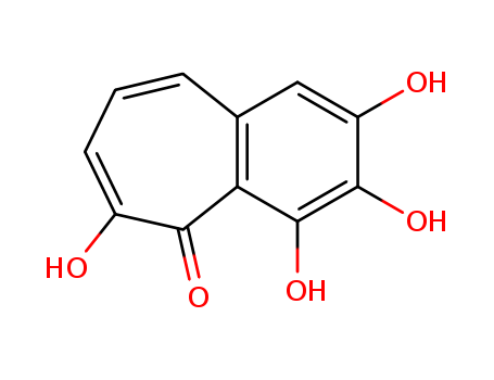 5H-Benzocyclohepten-5-one,2,3,4,6-tetrahydroxy- cas  569-77-7