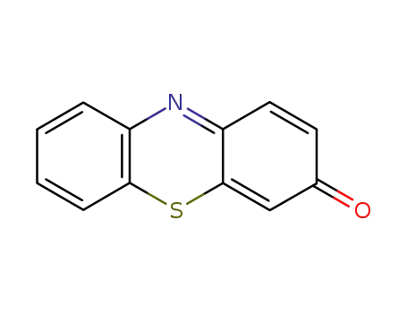 Molecular Structure of 581-30-6 (3-Phenothiazone)