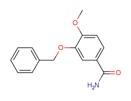 Molecular Structure of 247570-05-4 (3-benzyloxy-4-methoxybenzamide)