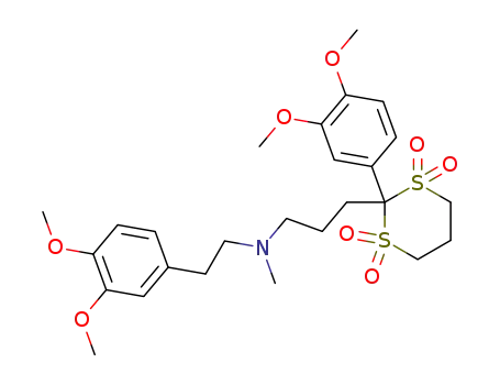 Molecular Structure of 57010-31-8 (tiapamil)