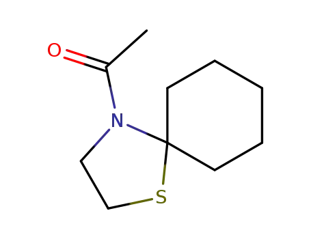 Molecular Structure of 4642-52-8 (4-acetyl-1-thia-4-aza-spiro[4.5]decane)