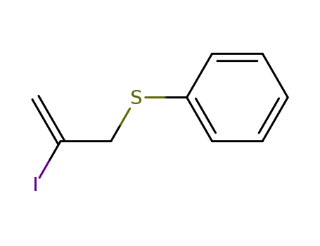 Molecular Structure of 136679-14-6 (2-iodo-3-phenylthio-1-propene)