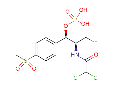 Molecular Structure of 857859-74-6 (florfenicol phosphate)