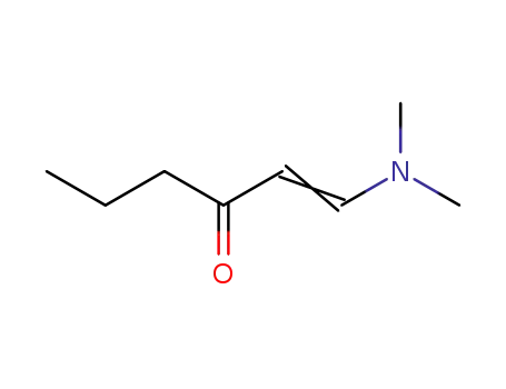 Molecular Structure of 6135-08-6 (1-(dimethylamino)hex-1-en-3-one)