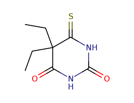 2,4(1H,3H)-Pyrimidinedione,5,5-diethyldihydro-6-thioxo-