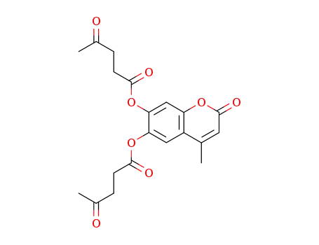 4-Oxo-pentanoic acid 4-methyl-2-oxo-7-(4-oxo-pentanoyloxy)-2H-chromen-6-yl ester