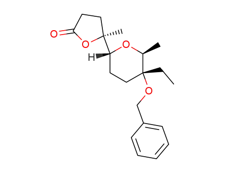 (S)-5-((2R,5R,6S)-5-Benzyloxy-5-ethyl-6-methyl-tetrahydro-pyran-2-yl)-5-methyl-dihydro-furan-2-one