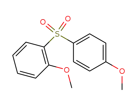 Molecular Structure of 24197-29-3 (1-methoxy-2-((4-methoxyphenyl)sulfonyl)benzene)