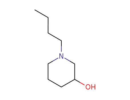 Molecular Structure of 33531-28-1 (1-Butylpiperidin-3-ol)