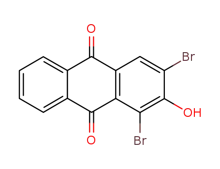 Molecular Structure of 861075-99-2 (1,3-dibromo-2-hydroxyanthraquinone)