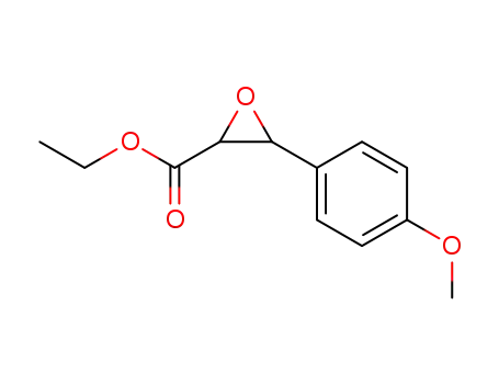 Molecular Structure of 16546-01-3 (Oxiranecarboxylic acid, 3-(4-methoxyphenyl)-, ethyl ester)