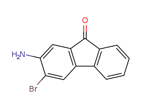 Molecular Structure of 52086-09-6 (2-AMINO-3-BROMO-9-FLUORENONE)