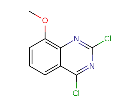 Molecular Structure of 61948-60-5 (2,4-Dichloro-8-methoxyquinazoline)