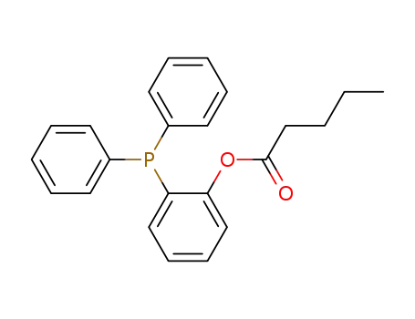 Molecular Structure of 848863-12-7 (Pentanoic acid, 2-(diphenylphosphino)phenyl ester)