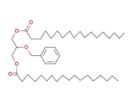 Molecular Structure of 76163-43-4 (2-O-benzyl-1,3-di-O-stearoyl-rac-glycerol)