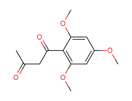Molecular Structure of 480-27-3 (1-Methyl-3-(2',4',6'-trimethoxyphenyl)propan-1,3-dione)