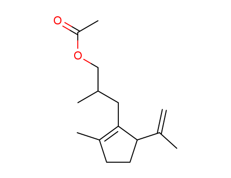 [2-methyl-3-(2-methyl-5-prop-1-en-2-yl-1-cyclopentenyl)propyl] acetate