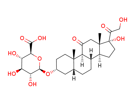 5β-pregnan-3α, 17, 21-triol-11, 20-dione 3-glucosiduronate