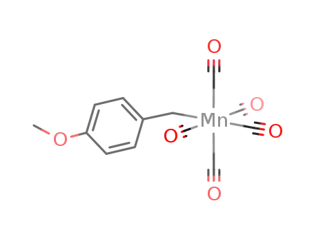Molecular Structure of 80105-78-8 ((p-methoxybenzyl)pentacarbonylmanganese(I))