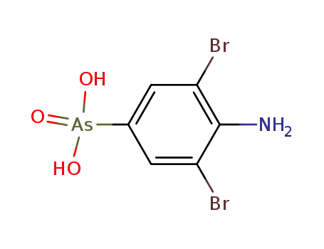 Molecular Structure of 171002-36-1 ((4-amino-3,5-dibromo-phenyl)-arsonic acid)